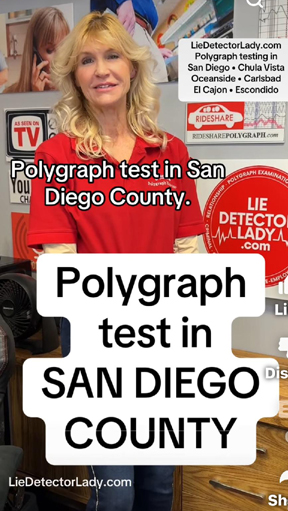 lie detector lady in san diego county